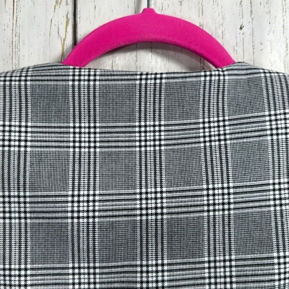 ZARA Plaid Blazer Dress Bloggers Favorite Preppy Chic Mini Dress Academia Office - Picture 10 of 14